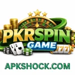 PKRSpin Game 777 Casino Logo – Official APKSHOCK.COM Image