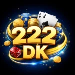 222DK Game Official Logo – Online Slots and Card Gaming App