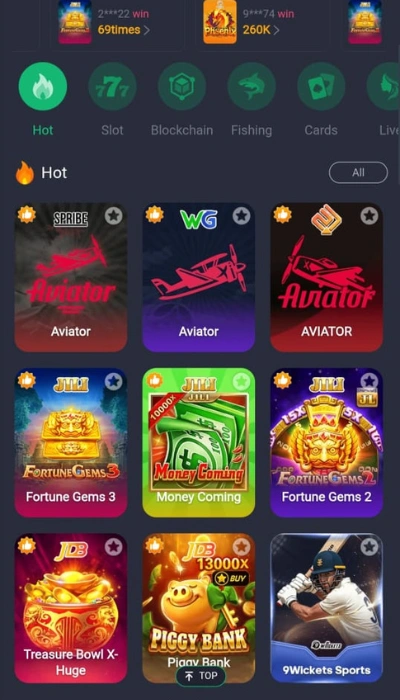 Betaa Game Dashboard image