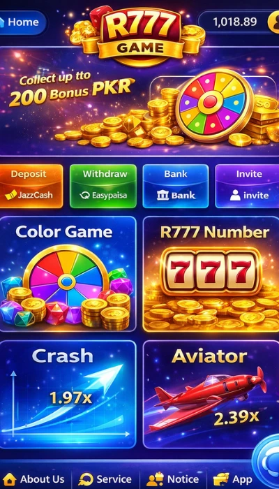 R777 Game dashboard image