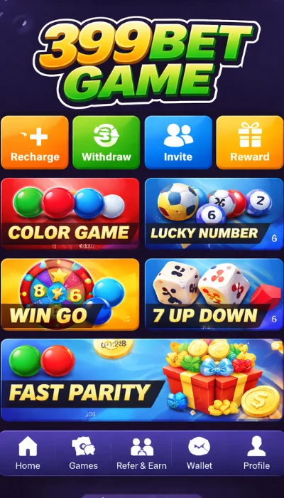 399bet game dashboard image