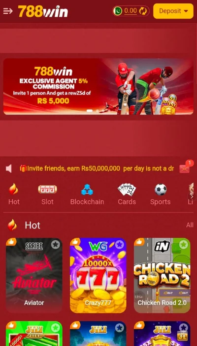 788win game dashboard image