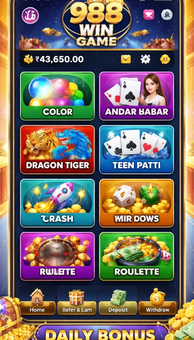 988win game dashboard image