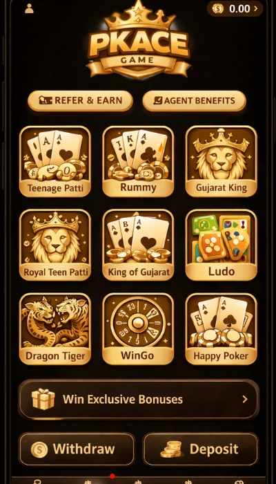 pkace game dashboard image