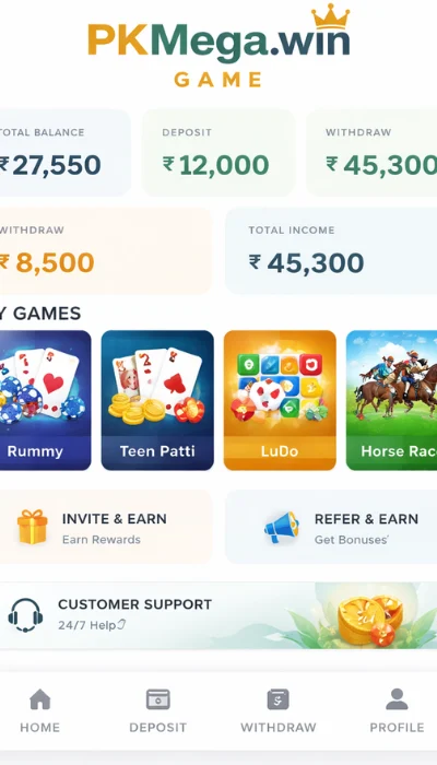 pkmega.win game dashboard image