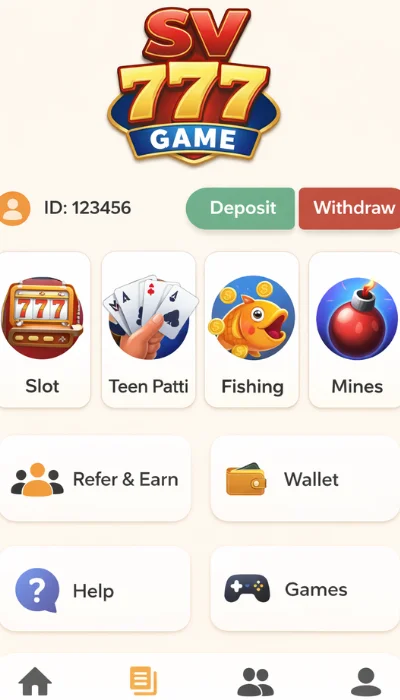 sv 777 game dashboard image